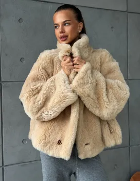 Дубленка - куртка двухсторонняя - фото 8