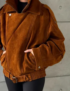 Замшевая куртка-косуха - фото 2