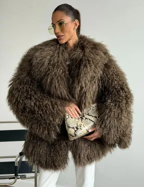 Шуба из лама - фото 9