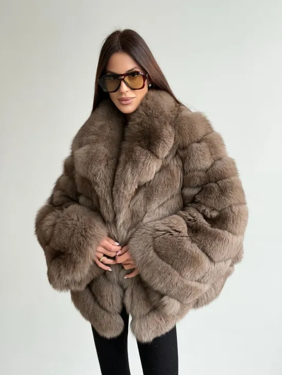 Шуба из меха финского песца - фото 11