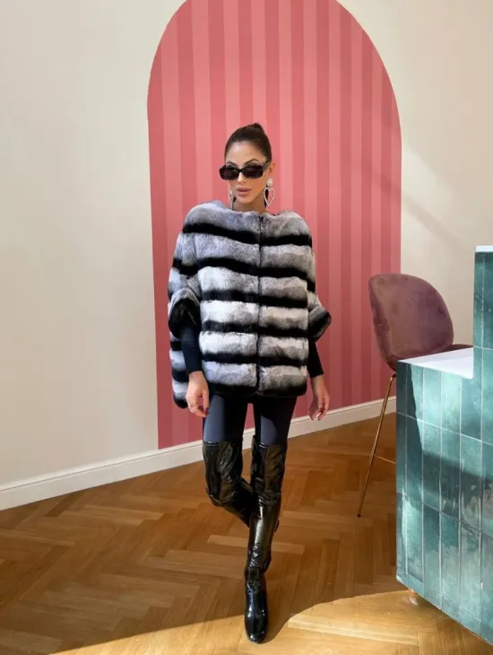 Куртка из меха орилаг под шиншиллу - фото 4